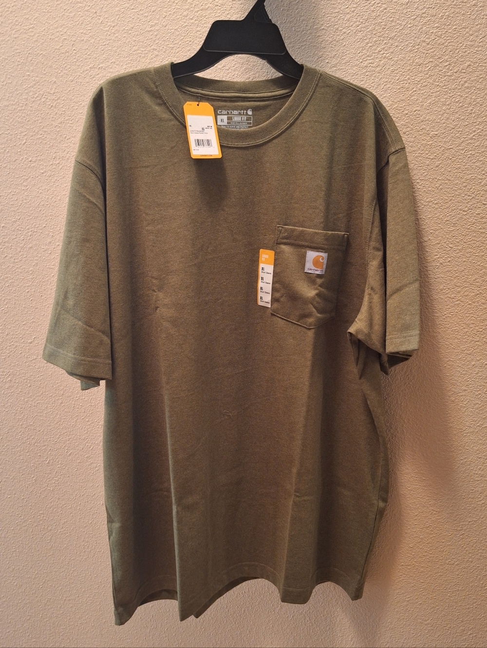 Carhartt NWT Men's Olive Green Crewneck Tee Tag XL. Read Note In Description.